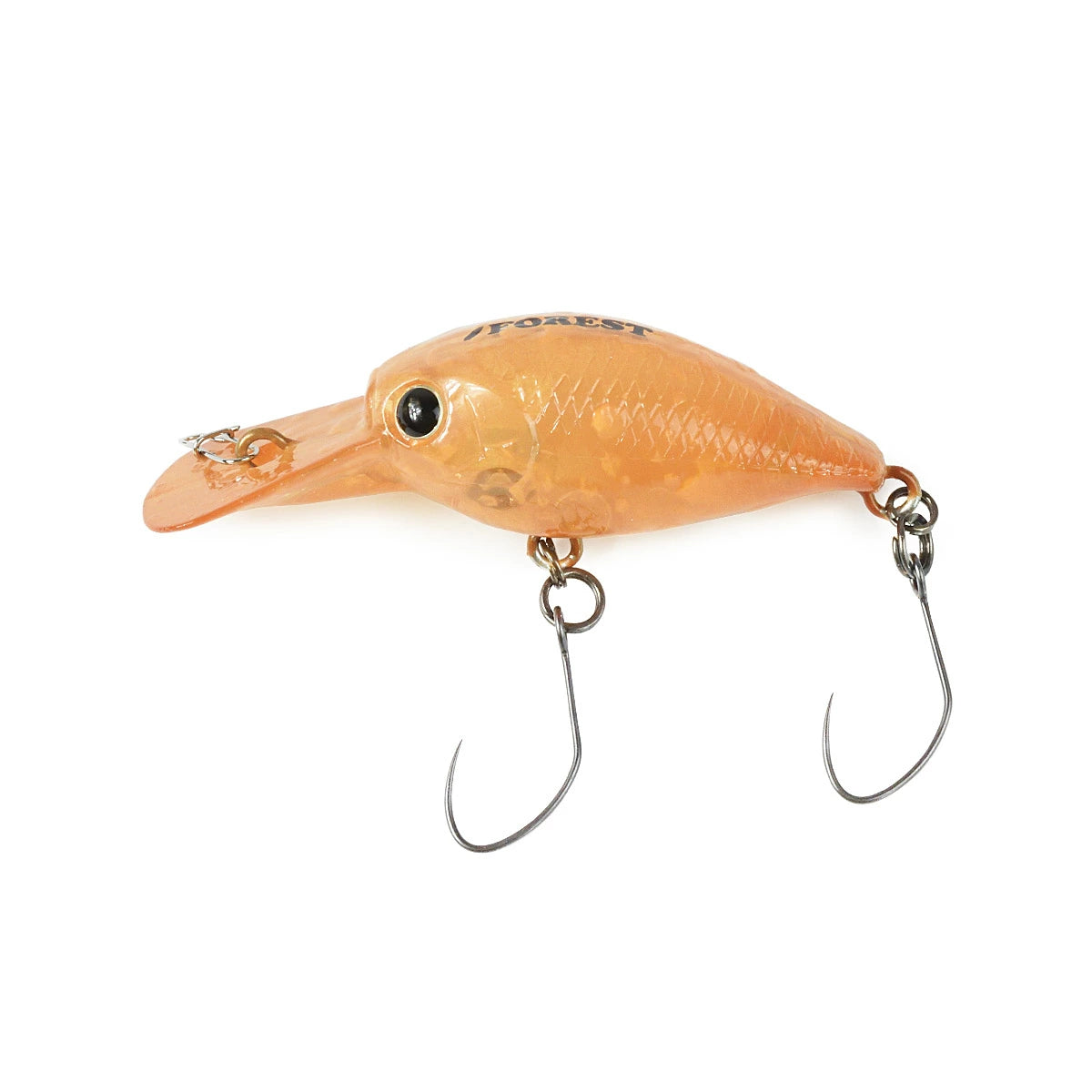 【FOREST】 フォレスト ラッキークラフトコラボ ディープクラピーフォレストカラー 3.1g 3.4mm クランク ルアー