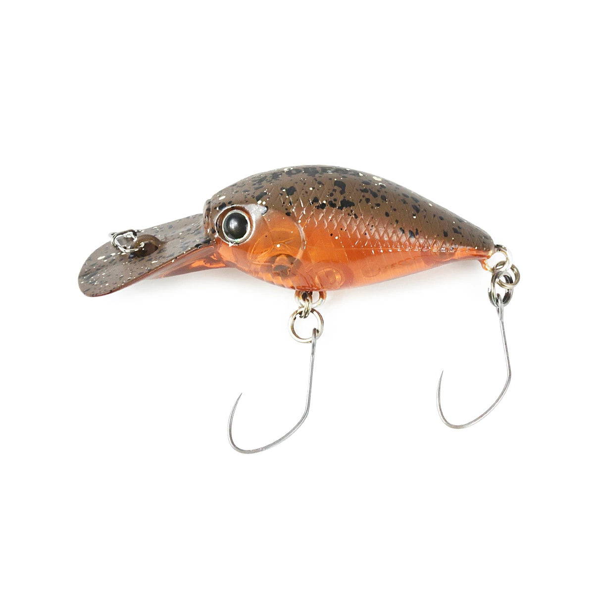 【FOREST】 フォレスト ラッキークラフトコラボ ディープクラピーフォレストカラー 3.1g 3.4mm クランク ルアー