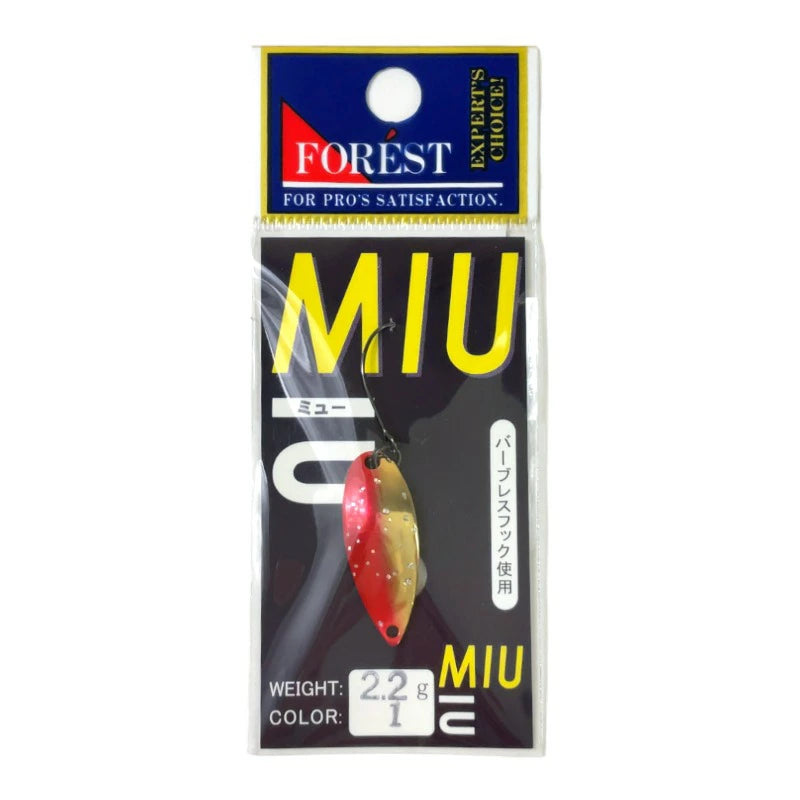 フォレスト MIU ネイティブ 2.2g スタンダードカラー ルアー スプーン フォレスト MIU ネイティブ 2.2g スタンダードカラー ルアー スプーン