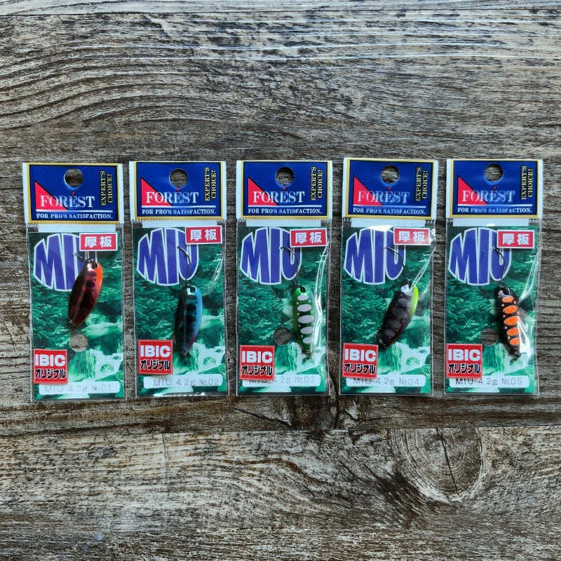 【FOREST】 フォレスト MIU ネイティブ 4.2g 厚板 アイビック限定カラー 2023 ルアー