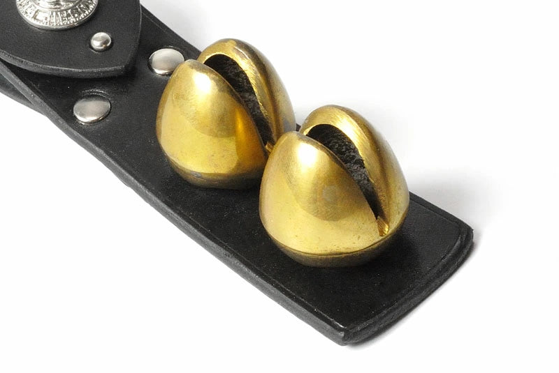 サムライクラフト ベアーベル 南部熊鈴 ループ式 ベルトループ 厚革ヌメ ブラック