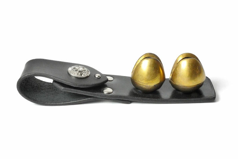 サムライクラフト ベアーベル 南部熊鈴 ループ式 ベルトループ 厚革ヌメ ブラック