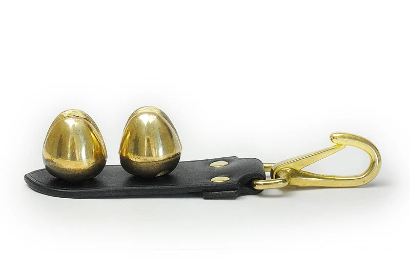 サムライクラフト ベアーベル フック 南部熊鈴 フック式 厚革ヌメ ブラック