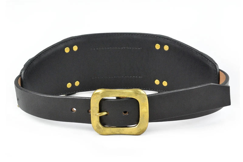 サムライクラフト ウェーディングベルト ショートサイズ 厚革ヌメ