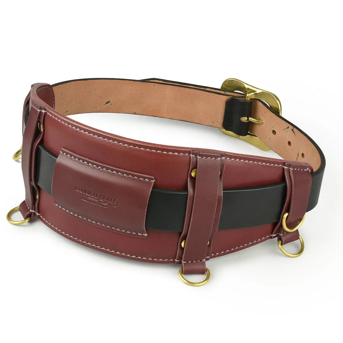 サムライクラフト ウェーディングベルト ショートサイズ 厚革ヌメ