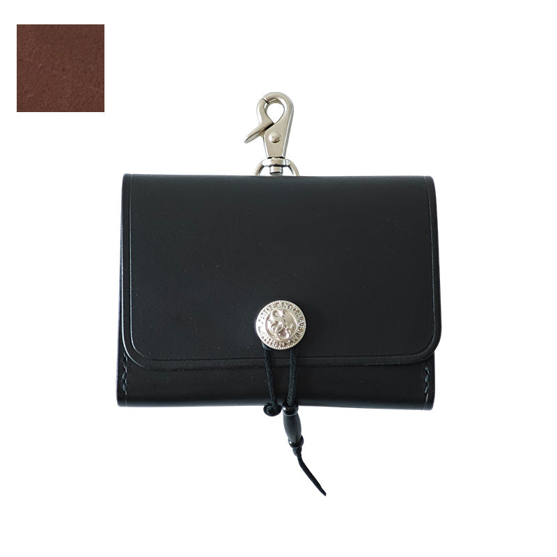 サムライクラフト ウェーディングポーチ オイルレザー ブラック ブラウン