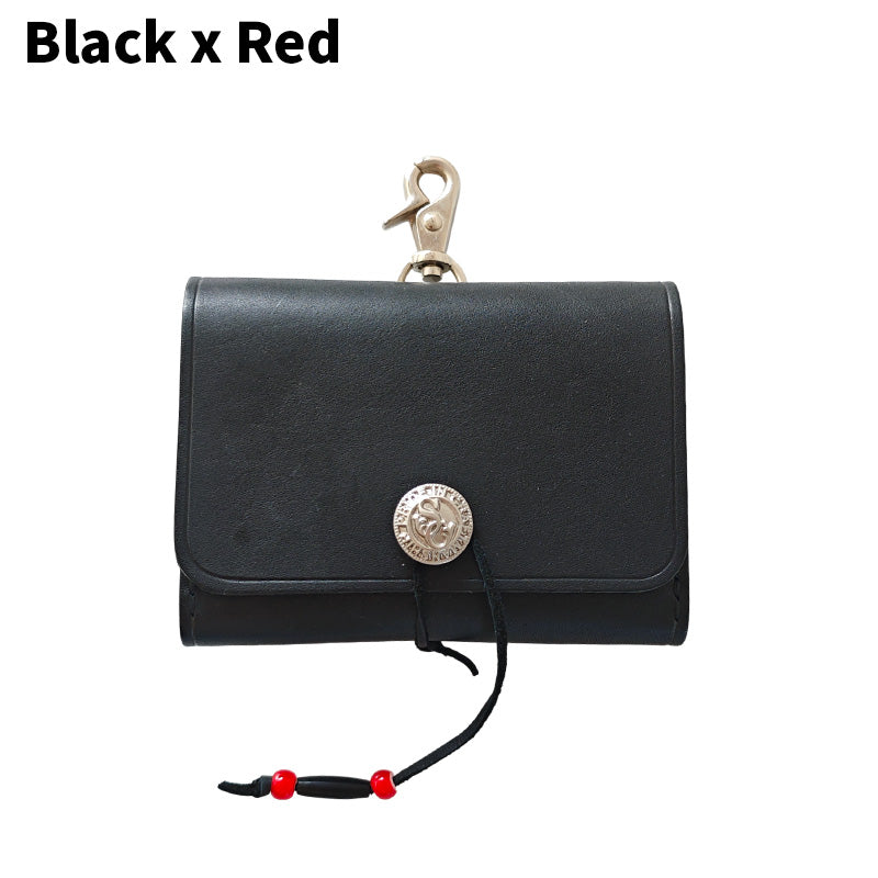 サムライクラフト ウェーディングポーチ オイルレザー ブラック ブラウン