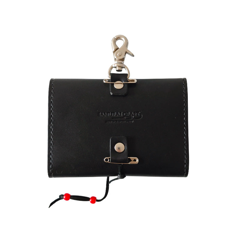 サムライクラフト ウェーディングポーチ オイルレザー ブラック ブラウン