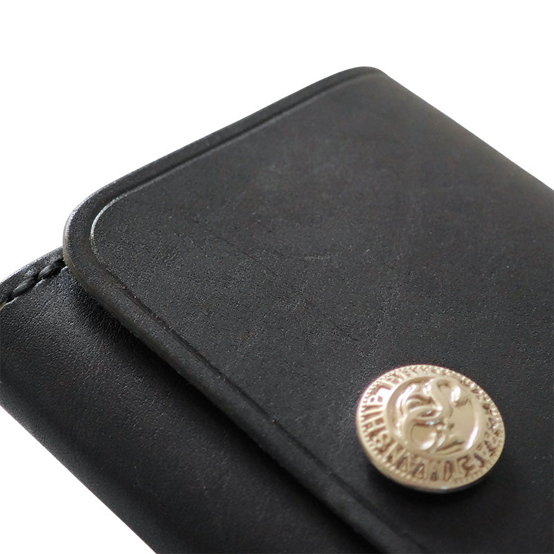 サムライクラフト ウェーディングポーチ オイルレザー ブラック ブラウン