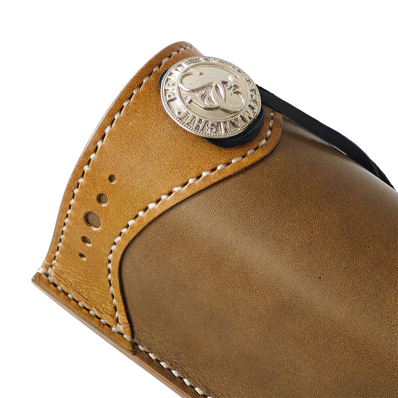 サムライクラフト ボトルホルダー 厚革ヌメ オリーブ