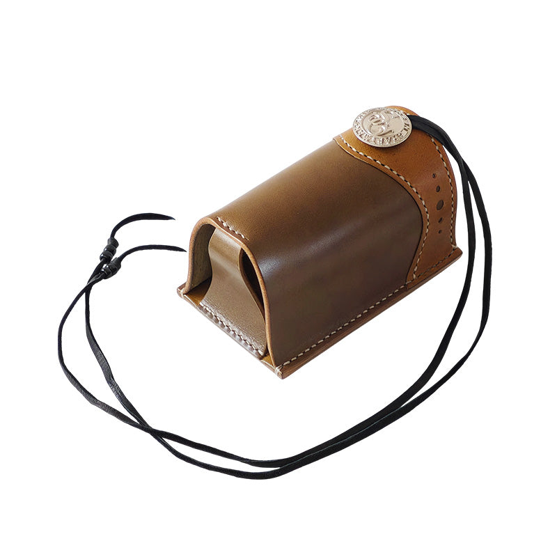 サムライクラフト ボトルホルダー 厚革ヌメ オリーブ