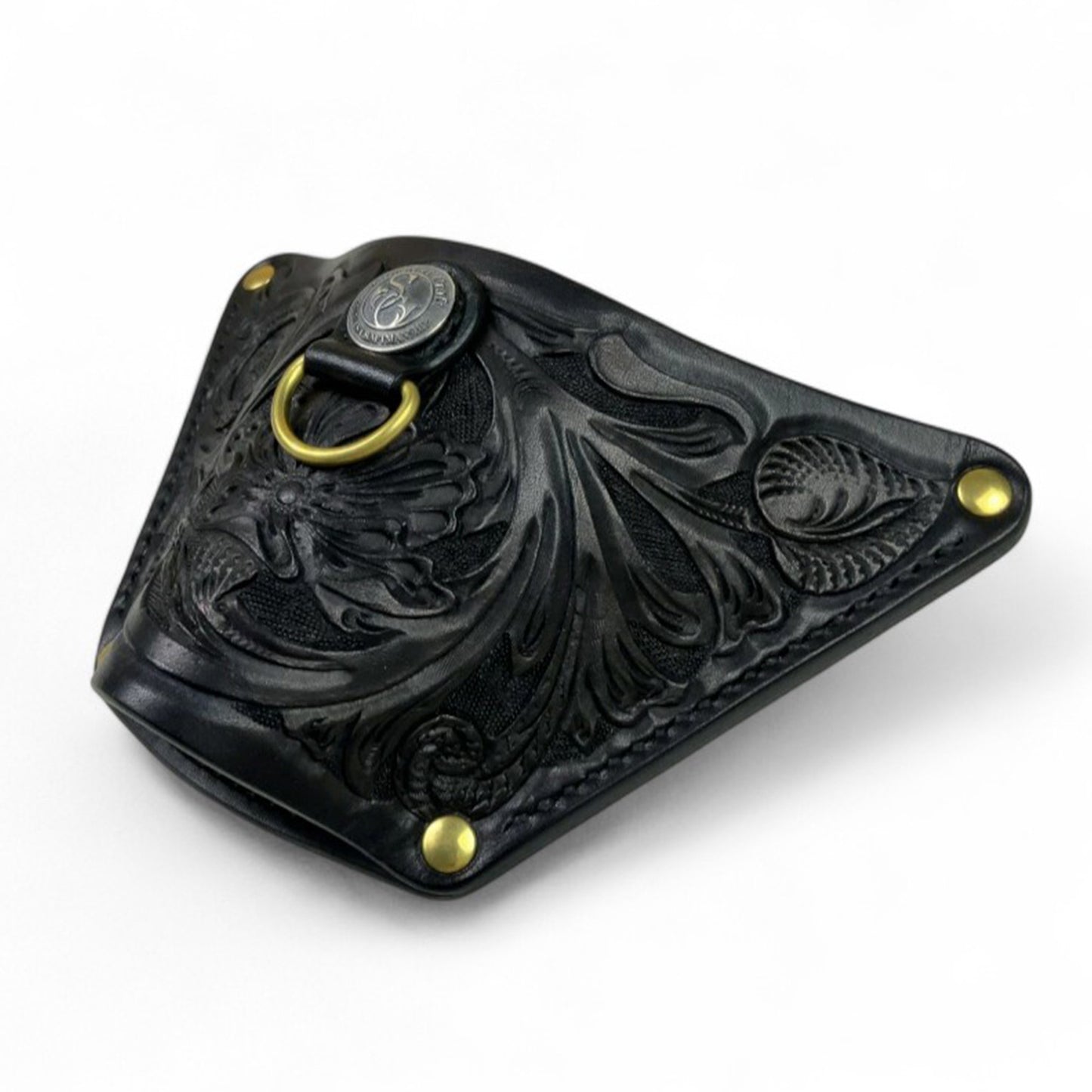 サムライクラフト ランディングネット ホルスター シェリダンスタイルカービング ブラック