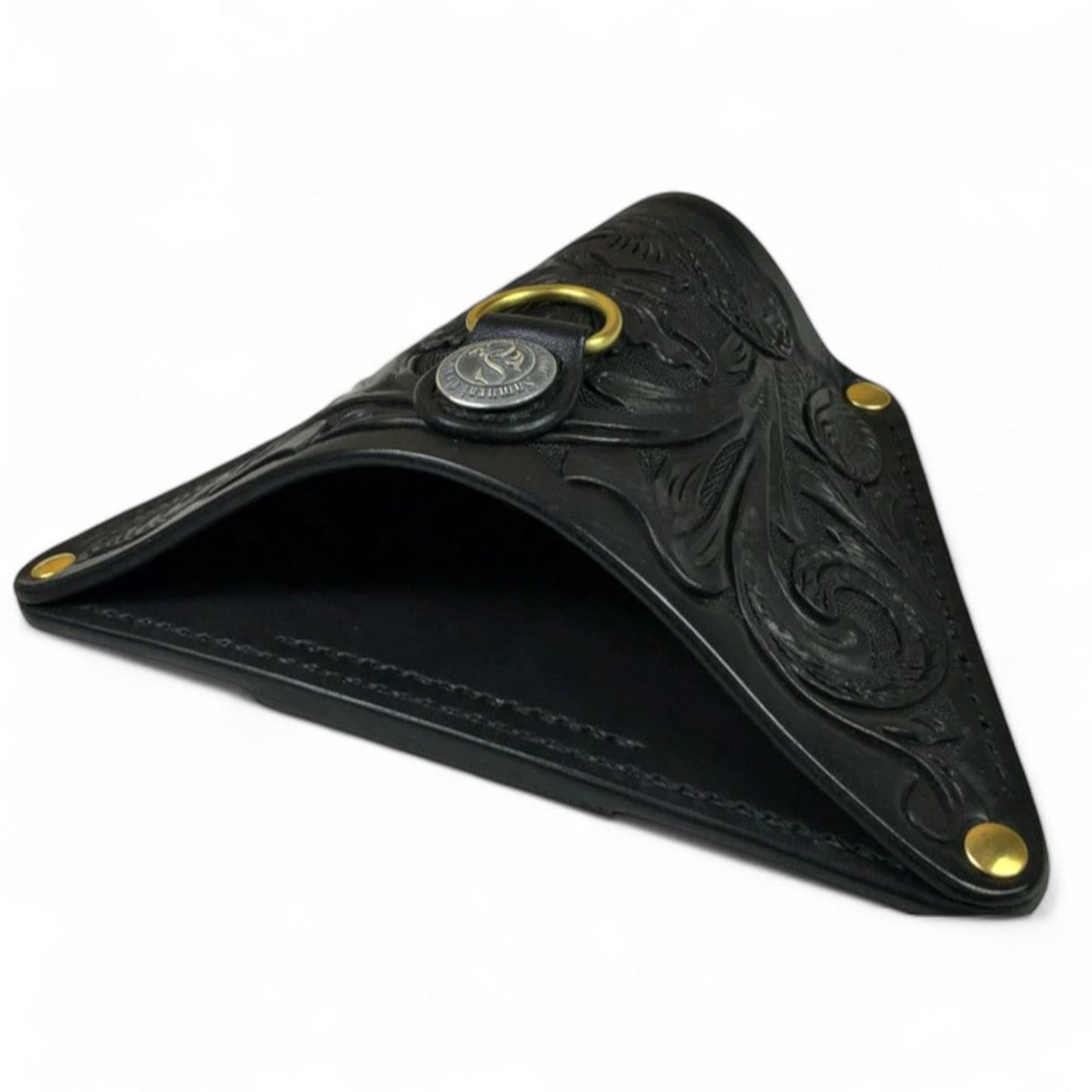 サムライクラフト ランディングネット ホルスター シェリダンスタイルカービング ブラック