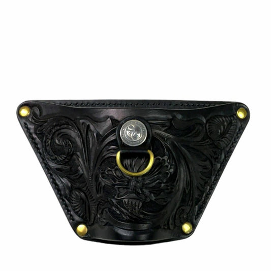 サムライクラフト ランディングネット ホルスター シェリダンスタイルカービング ブラック