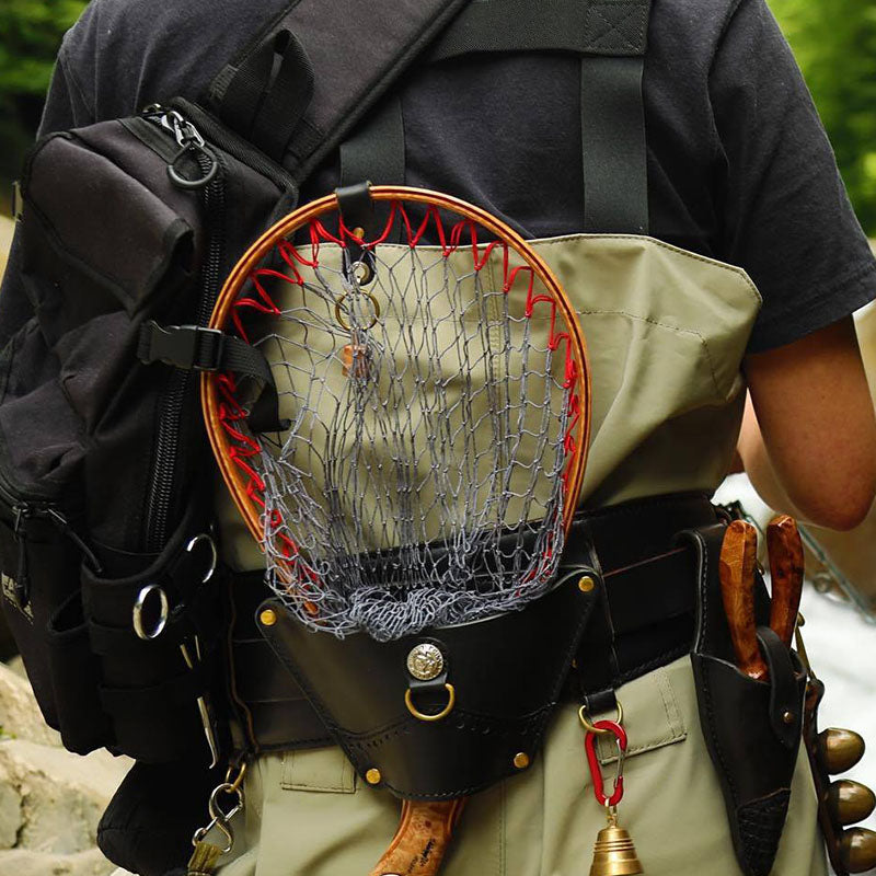 サムライクラフト ネットホルダー タイプ2 ショートタイプ オイルレザー