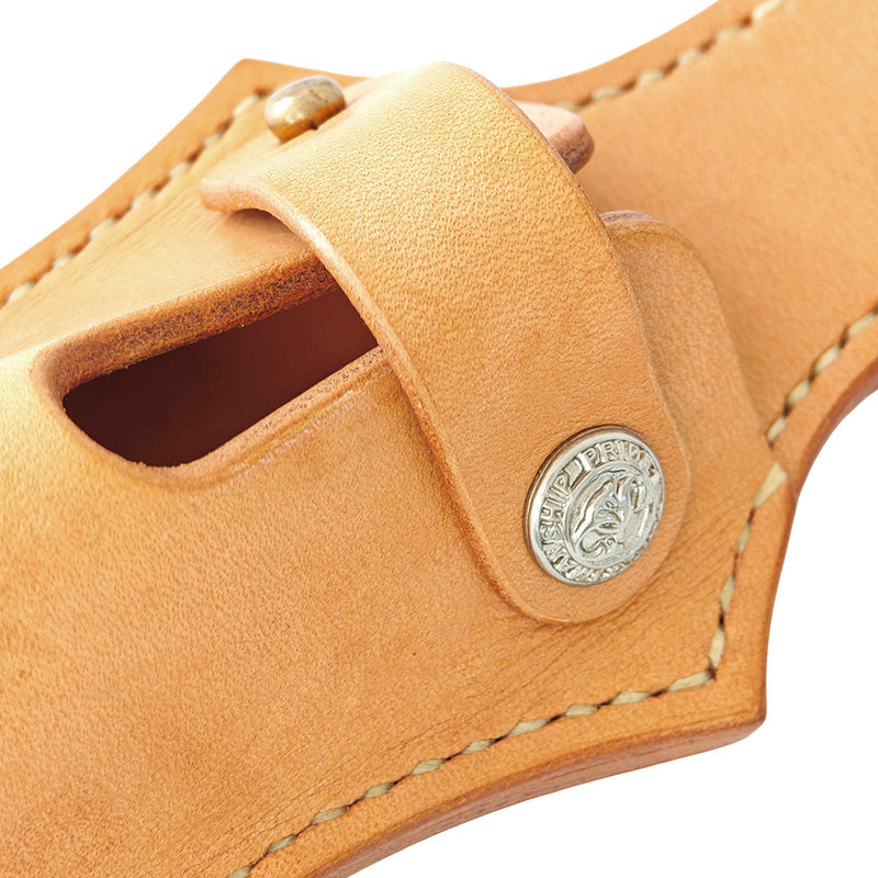 サムライクラフト ロッドホルダー スピニング用 厚革ヌメ ナチュラル