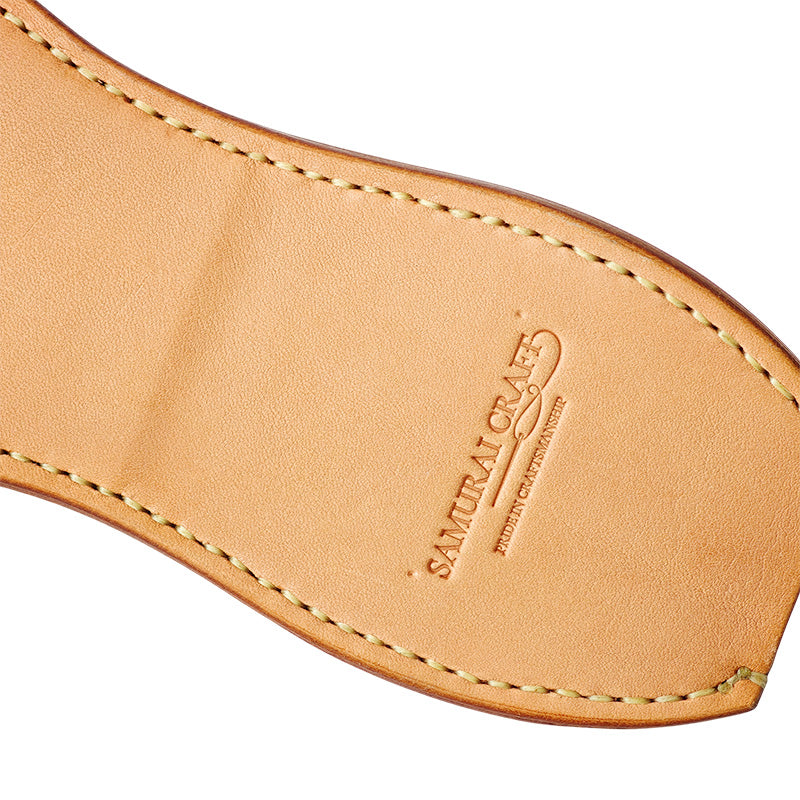 サムライクラフト ロッドホルダー スピニング用 厚革ヌメ ナチュラル