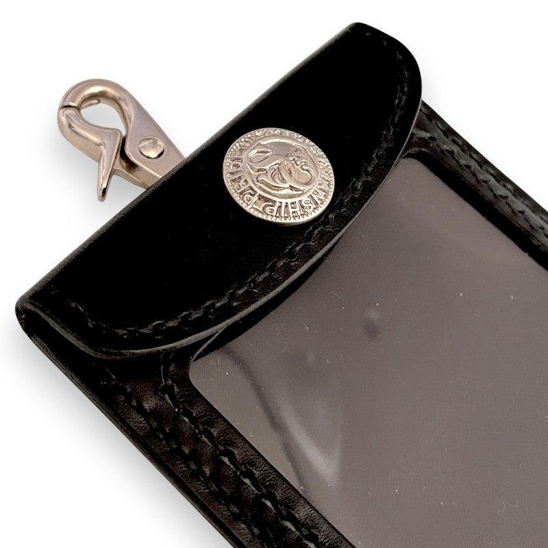 サムライクラフト クリア窓付き 竿釣遊漁証 年券ホルダー ブラック