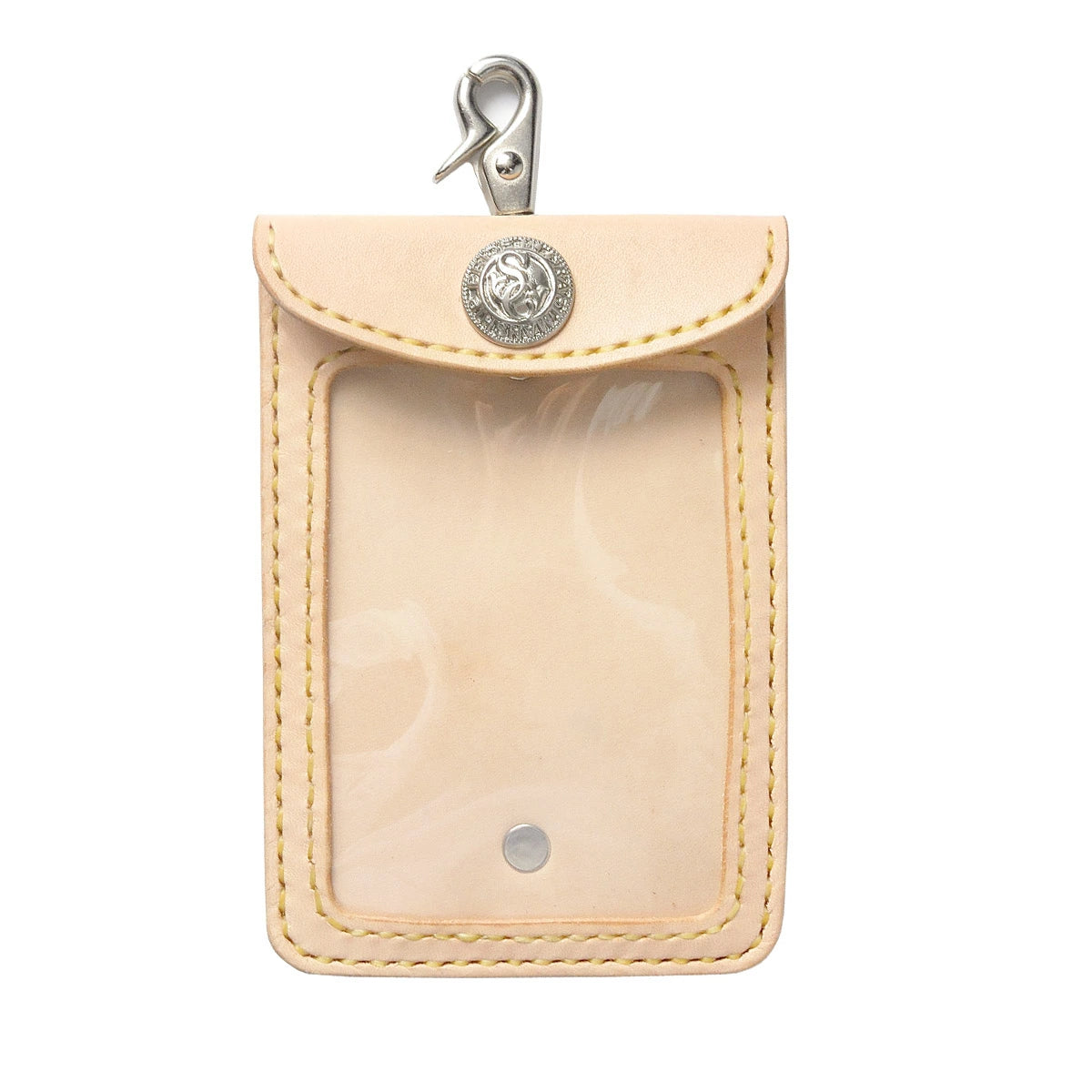 サムライクラフト 年券ホルダー クリア窓付き オイルレザー サドルレザー