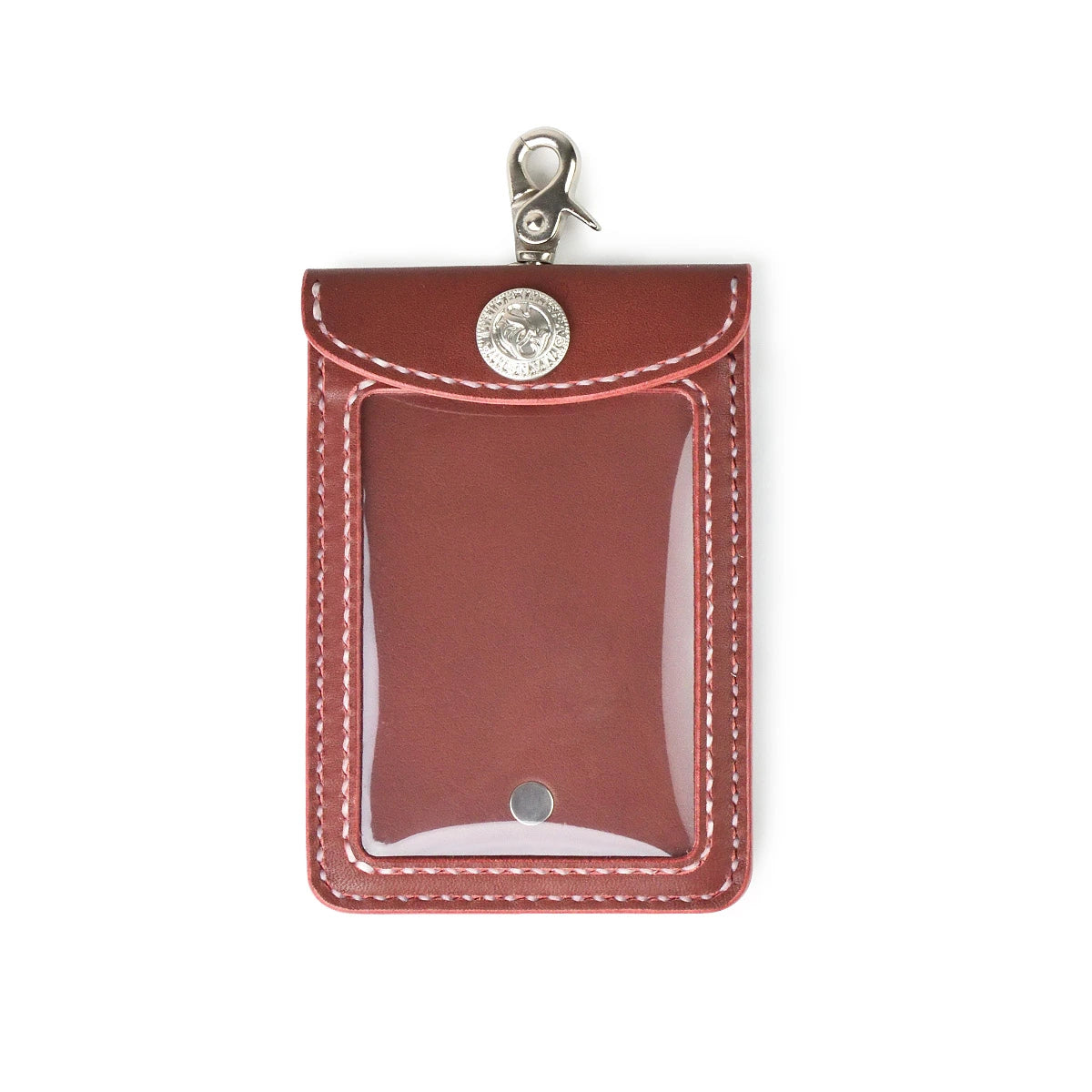 サムライクラフト 年券ホルダー クリア窓付き オイルレザー サドルレザー