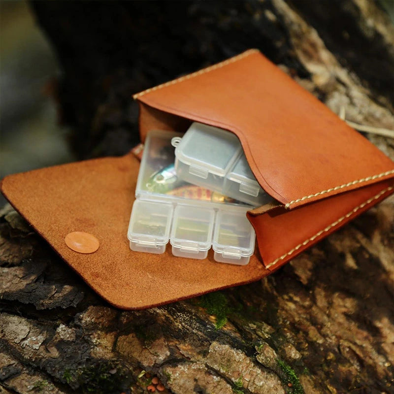 サムライクラフト ウェーディングポーチ オイルレザー ブラック ブラウン