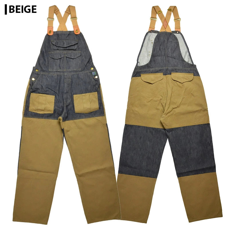 graphzero GZ-HOR2 ハンティングオーバーオール 2 カーキ ベージュ デニム ネイビー つなぎ ワークパンツ コットン 日本製 HEART MADE BASE ハートメードベース