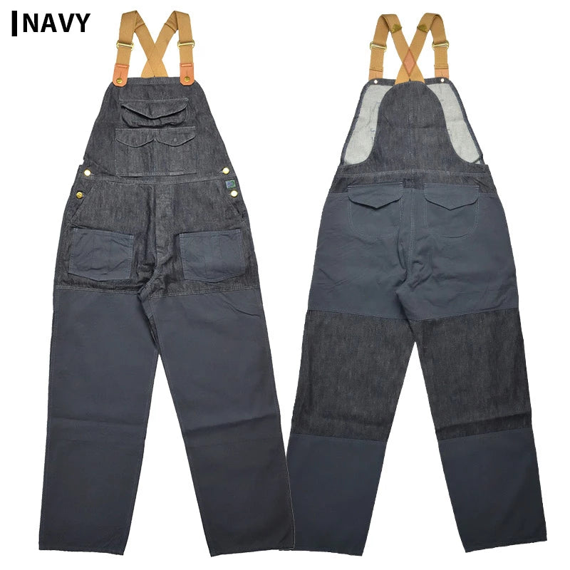 graphzero GZ-HOR2 ハンティングオーバーオール 2 カーキ ベージュ デニム ネイビー つなぎ ワークパンツ コットン 日本製 HEART MADE BASE ハートメードベース