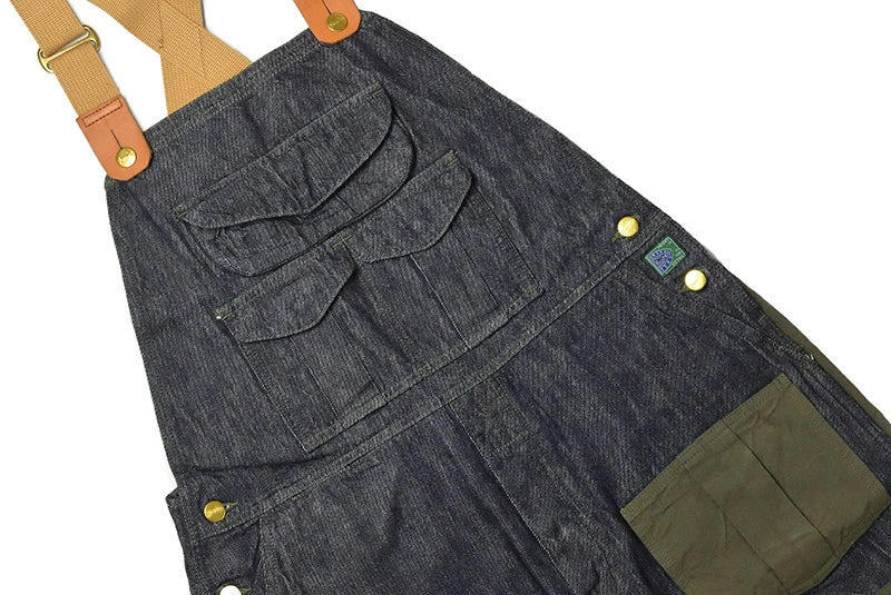 graphzero GZ-HOR2 ハンティングオーバーオール 2 カーキ ベージュ デニム ネイビー つなぎ ワークパンツ コットン 日本製 HEART MADE BASE ハートメードベース