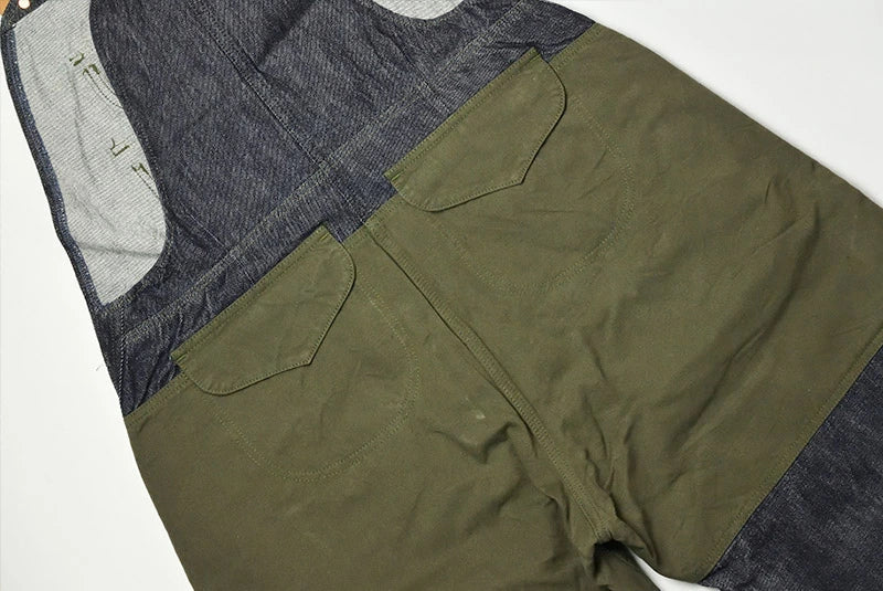 graphzero GZ-HOR2 ハンティングオーバーオール 2 カーキ ベージュ デニム ネイビー つなぎ ワークパンツ コットン 日本製 HEART MADE BASE ハートメードベース