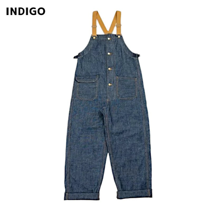 graphzero GZ-USNOA Deck Bib Overall デッキオーバーオール インディゴ ID アメカジ メンズ レディース ユニセックス