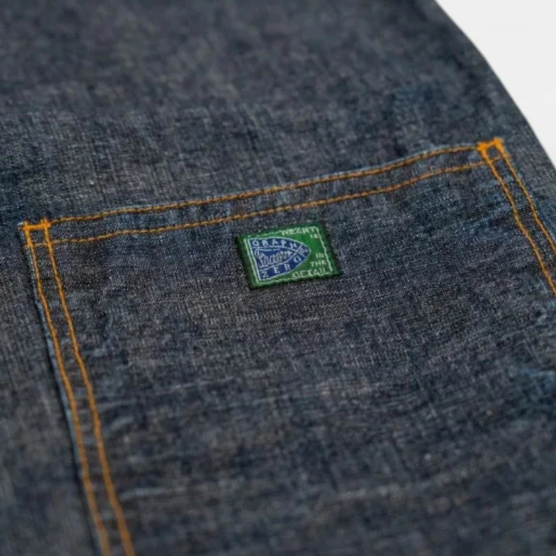 graphzero GZ-USNOA Deck Bib Overall デッキオーバーオール インディゴ ID アメカジ メンズ レディース ユニセックス