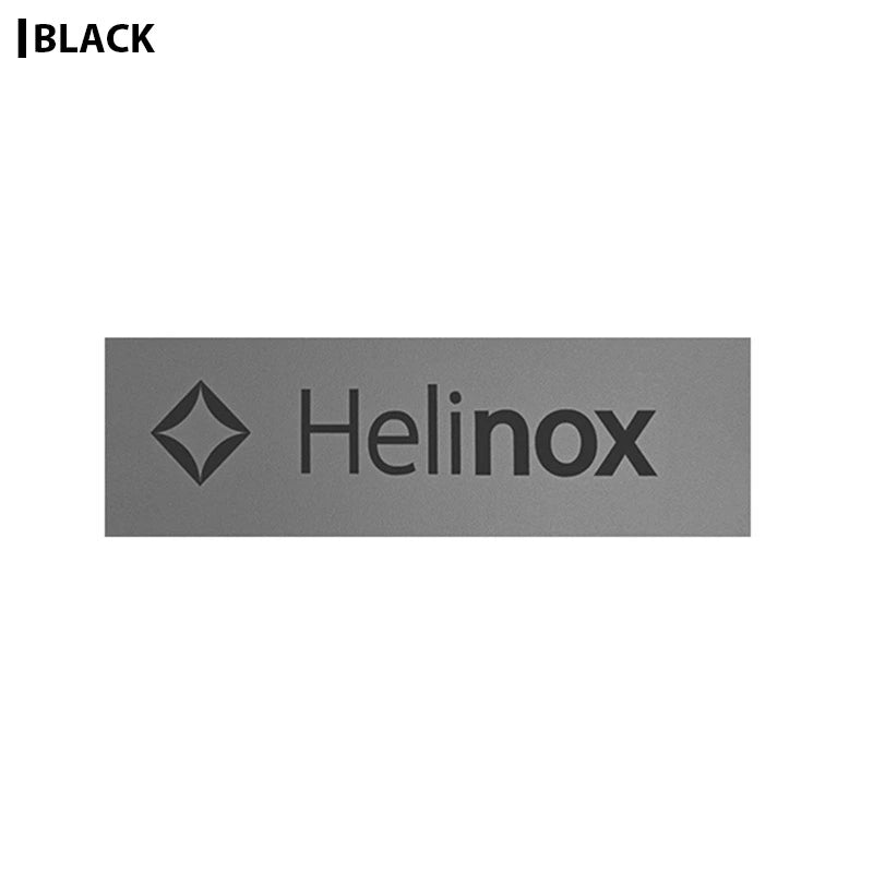 ヘリノックス ロゴステッカー S ブラック シール カッティングシート