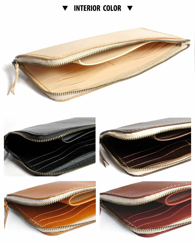 サムライクラフト Lファスナー ロングウォレット サドルレザー オイルレザー