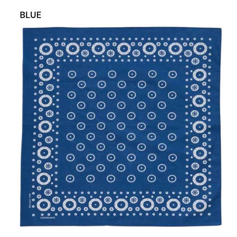john Gluckow ジョングラッコー JG-BD03 The Circle-Dot Bandana バンダナ サークルドット柄 片耳 カチーフ