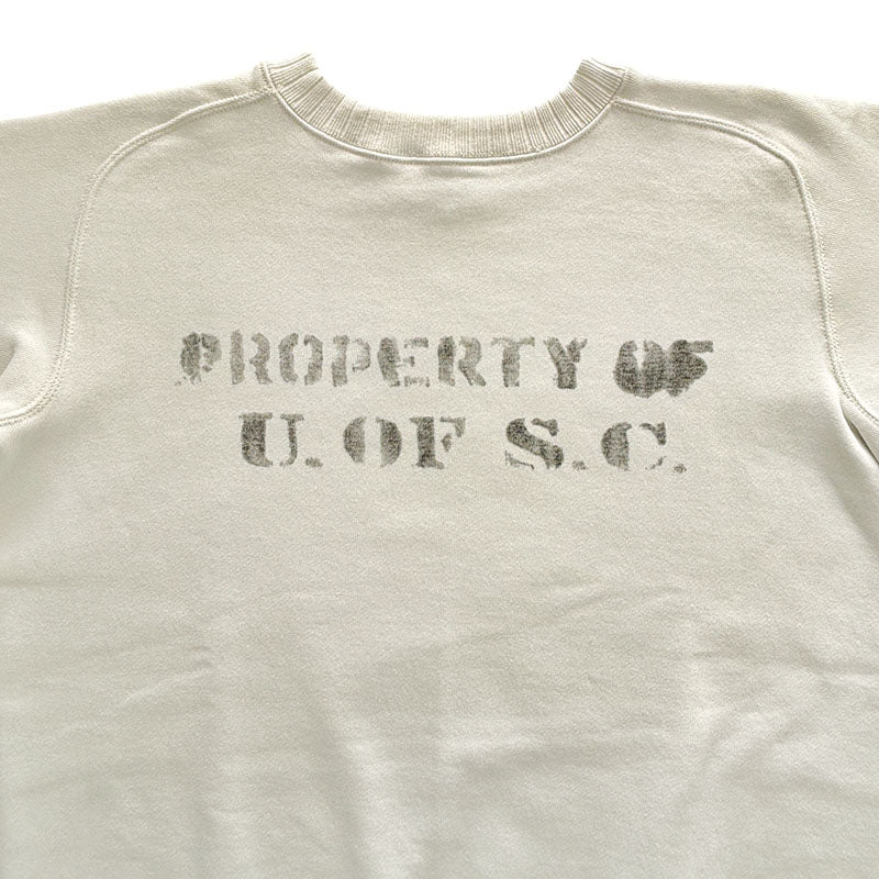 ジョングラッコー  Lot JG-CS24 アルバート スウェット フリーダムスリーブ PROPERTY OF U OF SC
