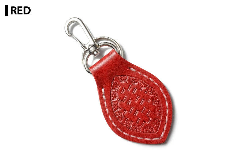 サムライクラフト レザーキーリング キーホルダー ルガトショルダー バスケットウィーブ