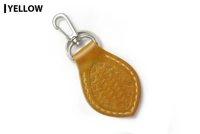 サムライクラフト レザーキーリング キーホルダー ルガトショルダー バスケットウィーブ