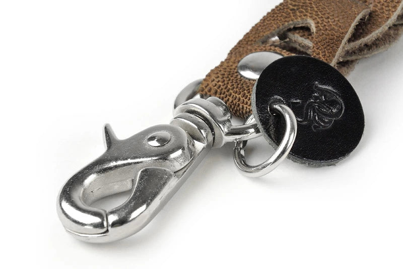 サムライクラフト レザーチェーンキーリング キーホルダー エレファントスキン