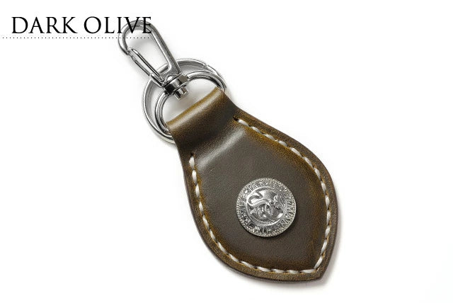 サムライクラフト レザーキーリング キーホルダー クロムエクセルレザー