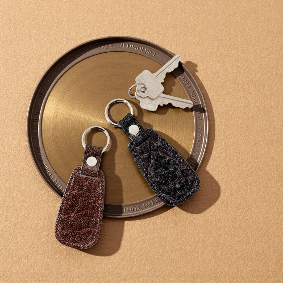 Samurai Craft サムライクラフト キーフォブ キーリング エレファントレザー ティアドロップ key fob
