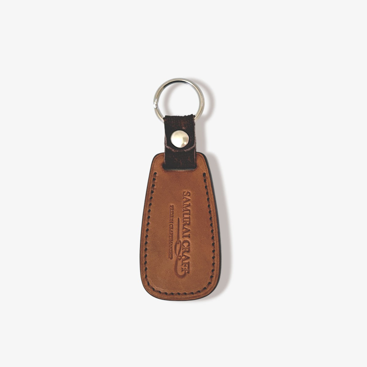 Samurai Craft サムライクラフト キーフォブ キーリング エレファントレザー ティアドロップ key fob