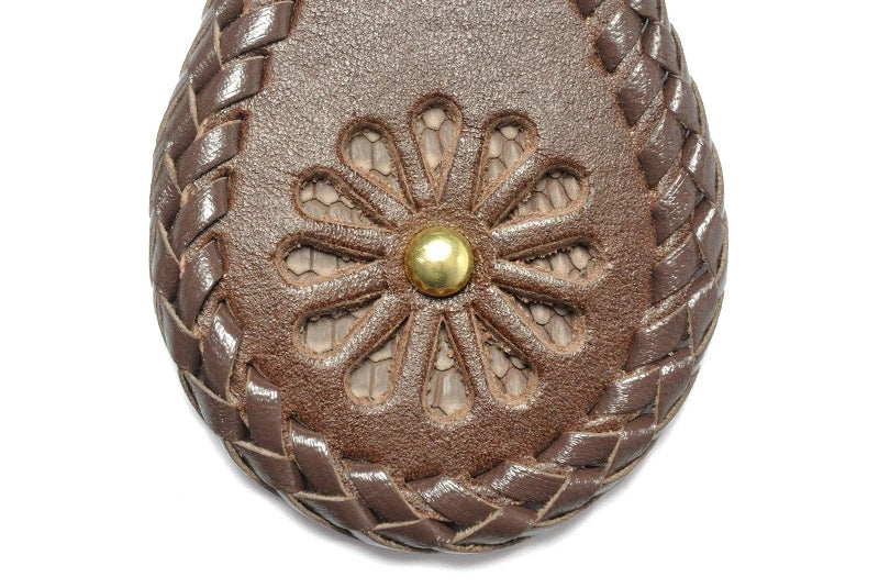 サムライクラフト レザーキーリング キーホルダー リングリザード