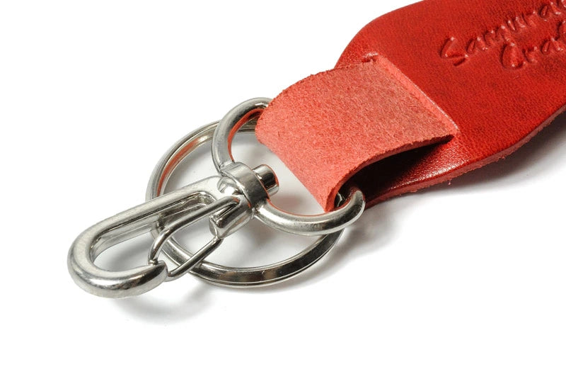 サムライクラフト レザーキーリング キーホルダー ココペリ サドルレザー