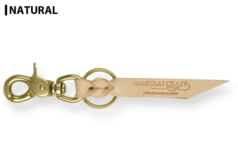 サムライクラフト レザー キーリング ブラスキーリング 結影（ゆいかげ）