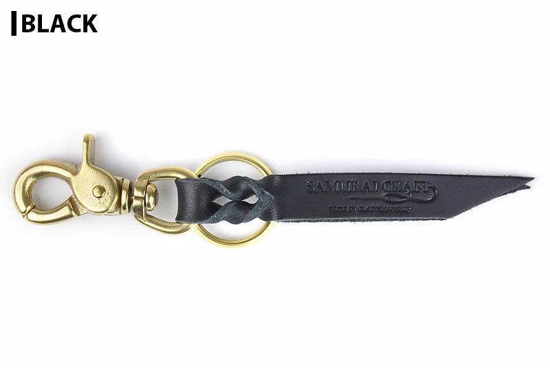 サムライクラフト レザー キーリング ブラスキーリング 結影（ゆいかげ）