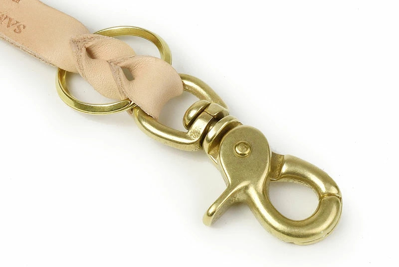 サムライクラフト レザー キーリング ブラスキーリング 結影（ゆいかげ）