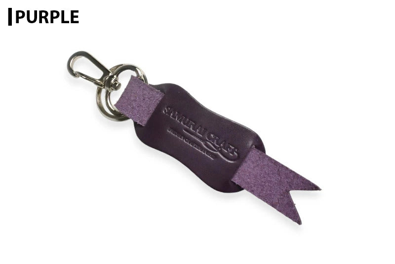 サムライクラフト レザーキーリング ロゴ キーホルダー ルガトショルダー