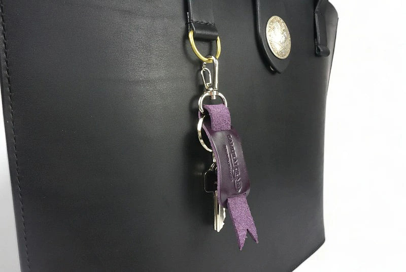 サムライクラフト レザーキーリング ロゴ キーホルダー ルガトショルダー