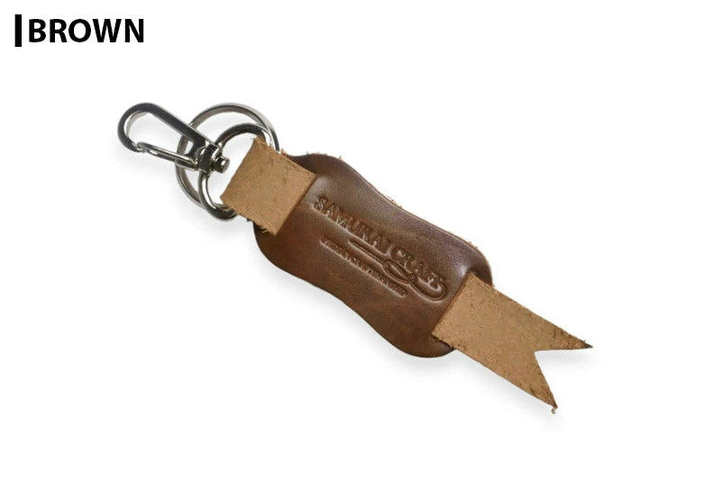 サムライクラフト レザーキーリング ロゴ キーホルダー ルガトショルダー