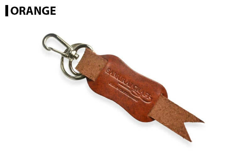 サムライクラフト レザーキーリング ロゴ キーホルダー ルガトショルダー